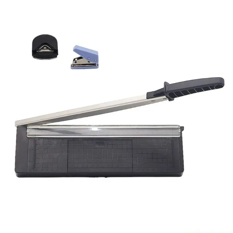 A2BE Functional Paper Cutting and Punching Device Photo Trimming Device Three in Paper Tool for Creative Projects
