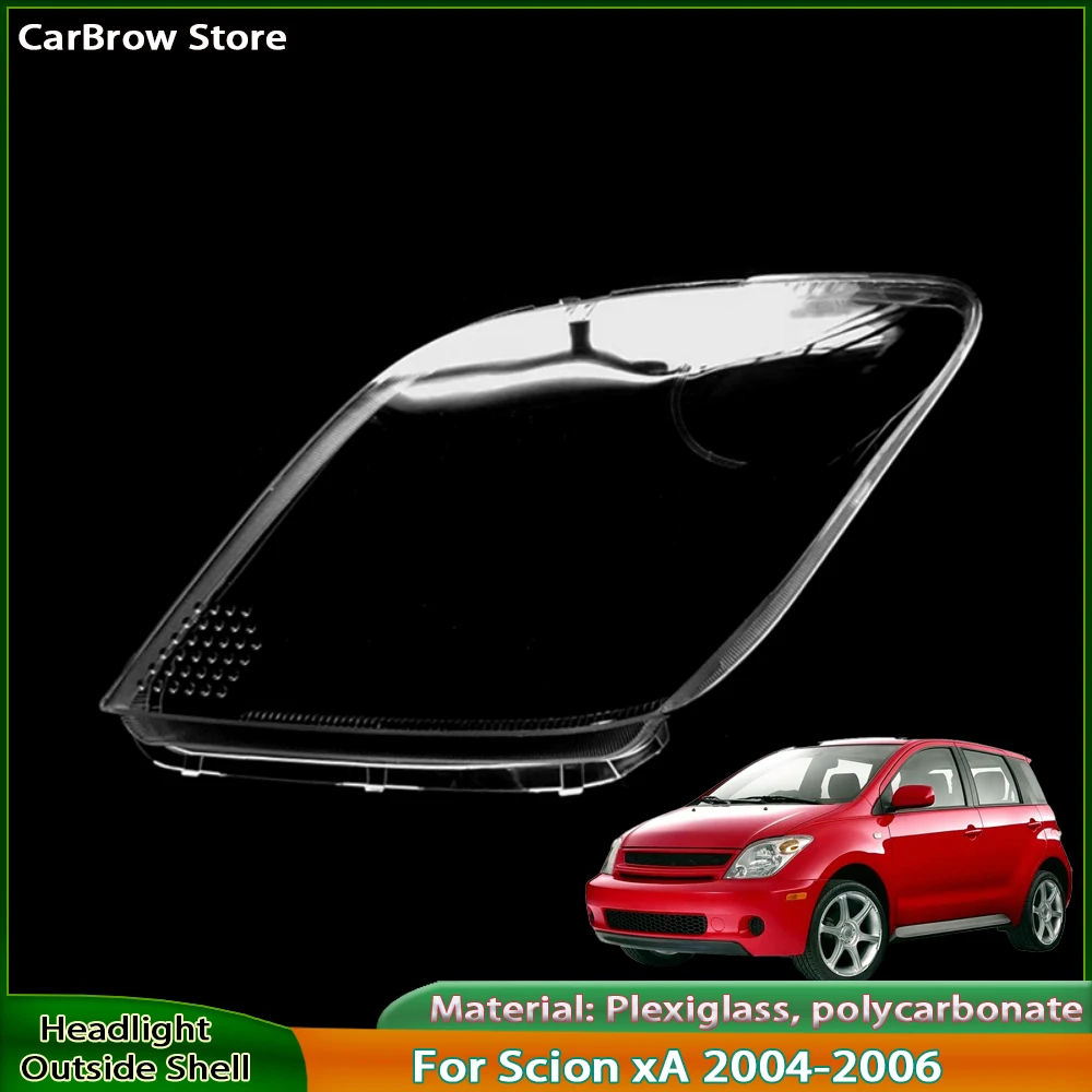 

Крышка фары, сменный оригинальный абажур из плексигласа для Scion xA 2004 2005 2006, прозрачный корпус фары