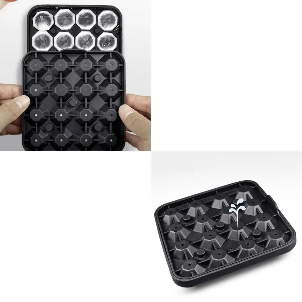 

Silicone Maker Molds Diamond Shaped Flexible DIY Ice Tray Kitchen Accessary Silicone Ice Maker for Ice L5BE