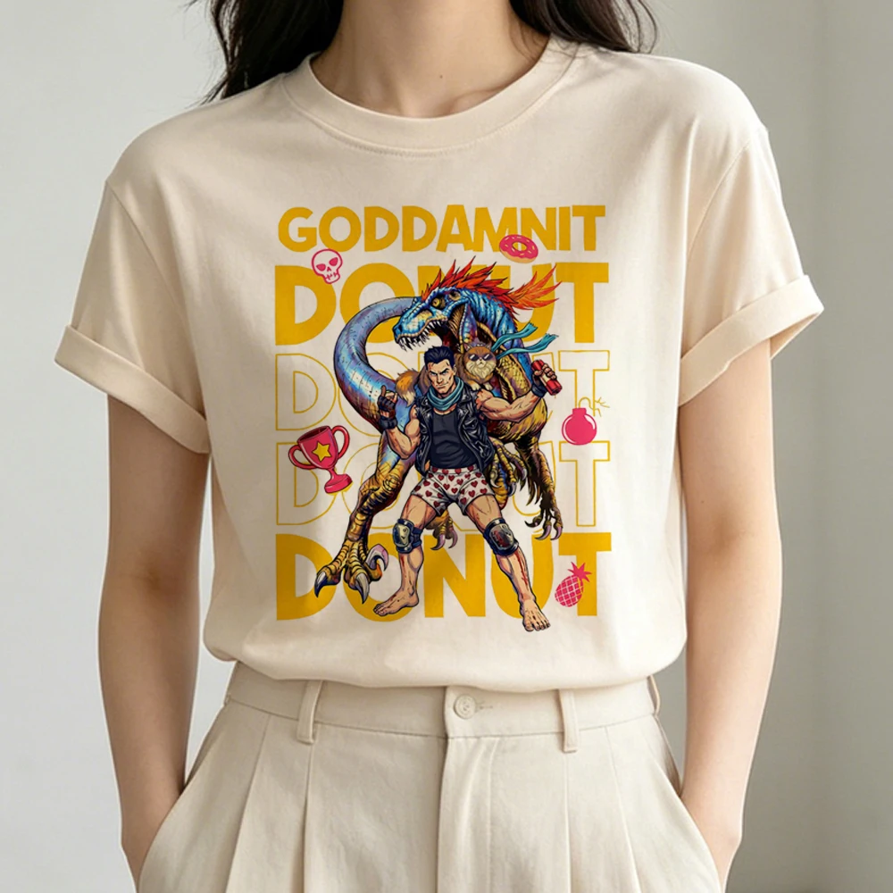 Dungeon Crawler Carl T-Shirt für Damen Y2K Psychedelic Kawaii Goth Koreanische Mode Shirt Ästhetische Grafik Emo Gothic – Detail 8