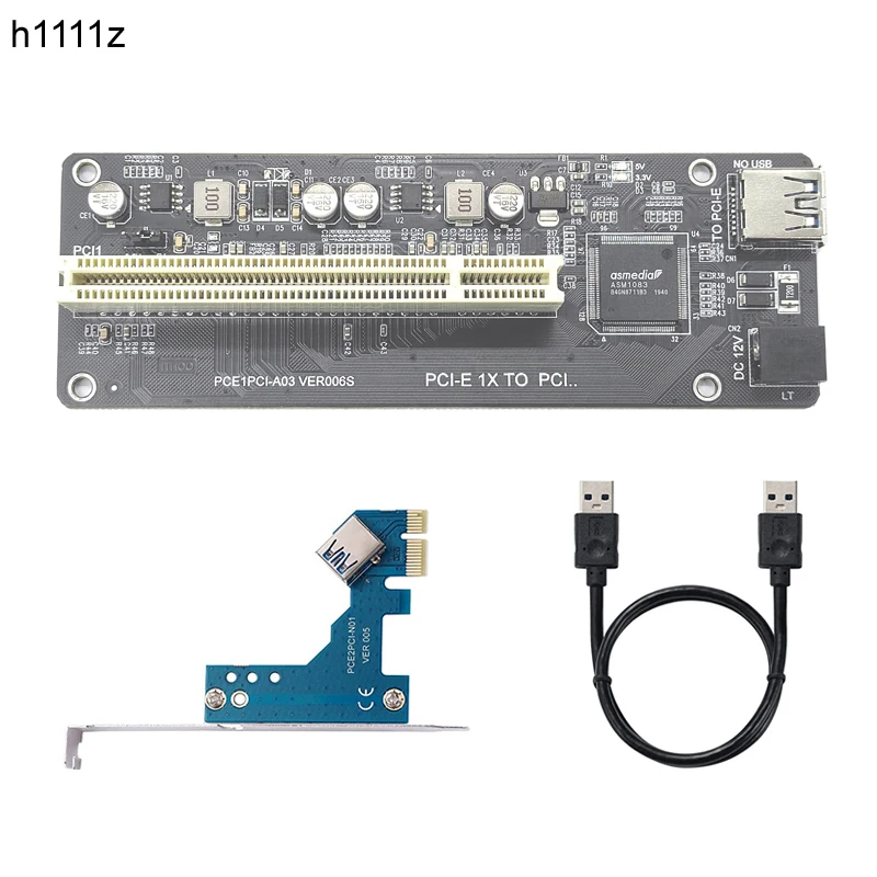 

Адаптер PCI E/NVME/Mini PCIE-Райзер-карта PCI Dual PCI высокоэффективный преобразователь с кабелем USB 3,0 для настольного ПК ASM1083 чип