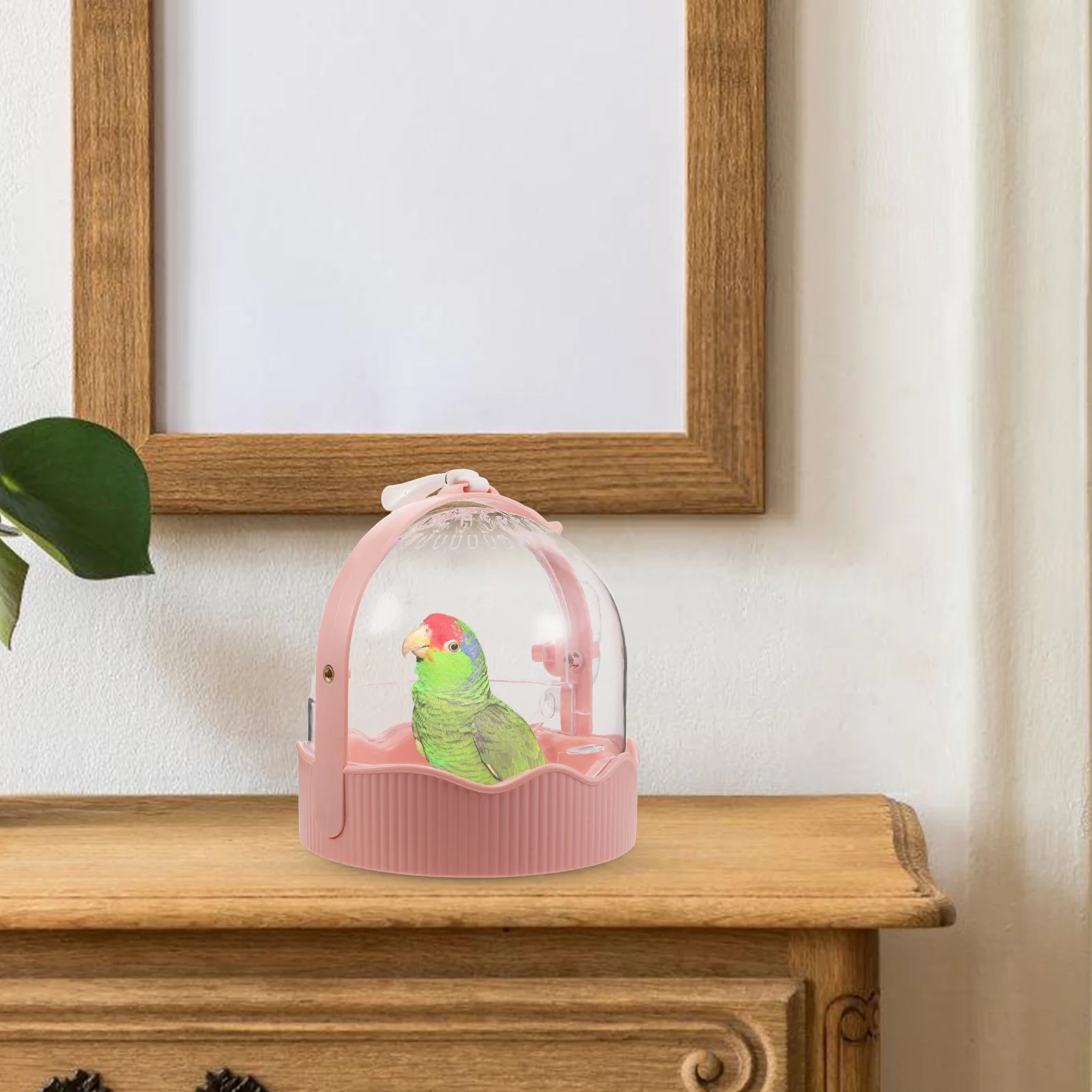 

Large Capacity Parrot Travel Cage Lightweight Portable Outdoor Birdcage For Medium Birds Breathable Design Carrying Handle