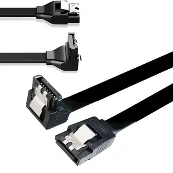 1/2 ks 50cm SATA 3.0 datový kabel vysokorychlostní SATA III kabel adaptér pro připojení SATA HDD SSD CD mechaniky zapisovače stolních počítačů 8 nejlepší prodej adaptér ATA na SATA - №5