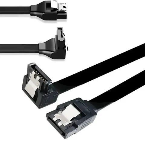 1/2 pièces 50CM SATA 3.0 câble de données haute vitesse Sata III câble adaptateur convertisseur de connexion pour SATA HDD SSD lecteur CD graveur de bureau