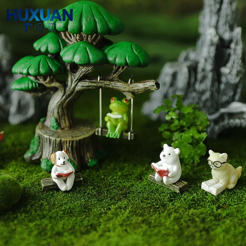 Funny Resin Frog Hanging Figurines Indoor Outdoor Ornament Garden Aquarium Flower Pots Frog Themed Decor