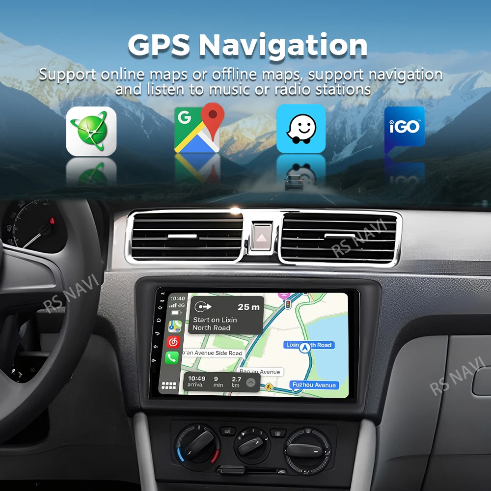 Android 15 For Skoda Rapid Seat Toledo 2013 - 2017 2K Car Radio Multimedia Video Player GPS AI Voice CarPlay Navigation Stereo
