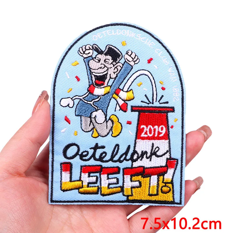 2026 Nederland Oeteldonk Carnaval Patches DIY Ijzer Op Patches Voor Kleding Nederland Carnaval Oeteldonk Patches Op Kleding