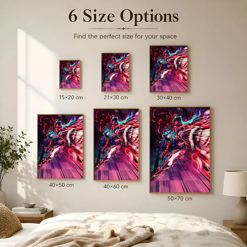 Hundred Line - Last Defense Academy Poster Peel And Stick Matte PVC Removable Waterproof Frameless Bedroom Living Room Decor