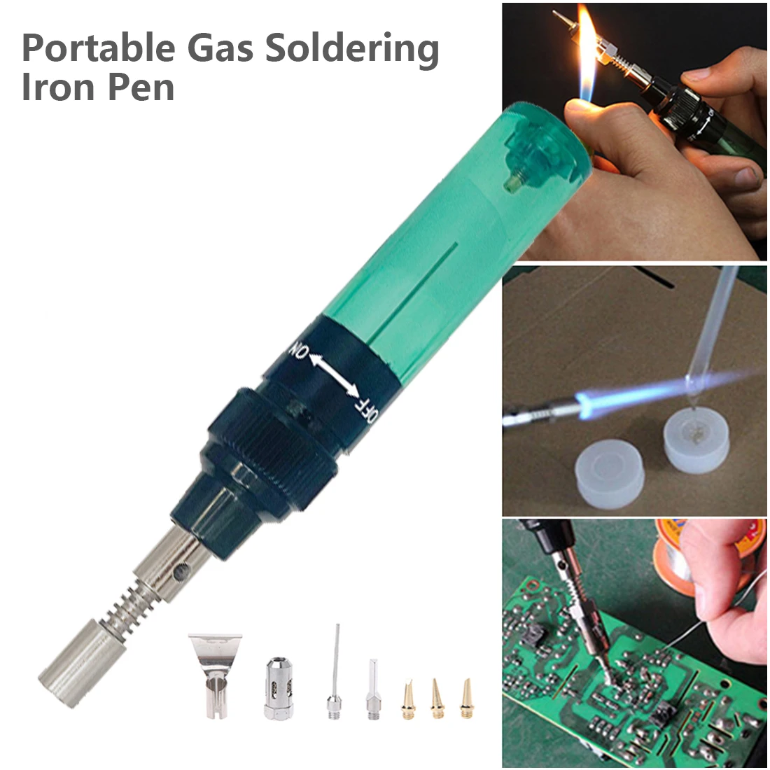 

1pcs Portable Gas Soldering Iron Pen Household Heat-resistance Maintenance Tools Professional Small Gas Welding Solder Tool