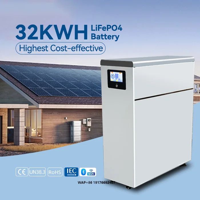 NK008 30 kwh 400ah 600ah Solar Power 51.2v 48v Lifepo4 Battery Pack Home Energy System with Built-In BMS & LCD Monitor'