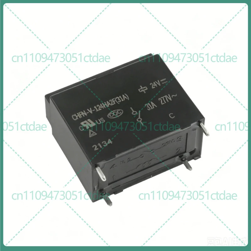 5-25pcs For CHFN-V-112HA2F CHFN-V-124HA2F Churod High Current Power Relay 31A 35A SPST DIP PCB Mount Relay Component