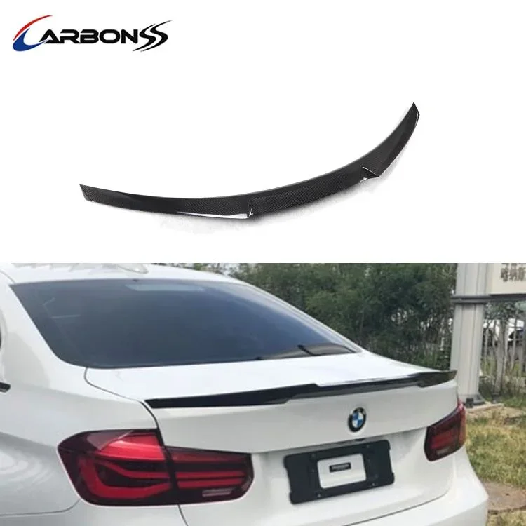 V Style Carbon Fiber Tail Wing Spoiler Rear Spoiler for BMW E90