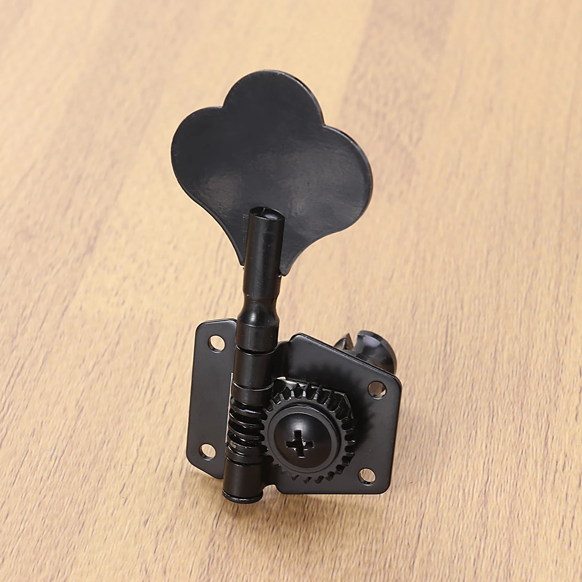 

4 Pcs Black Machine Heads Black Bass Tuner Guitar Tuning Pegs Vintage Alloy Plum Shape Bass Accessories