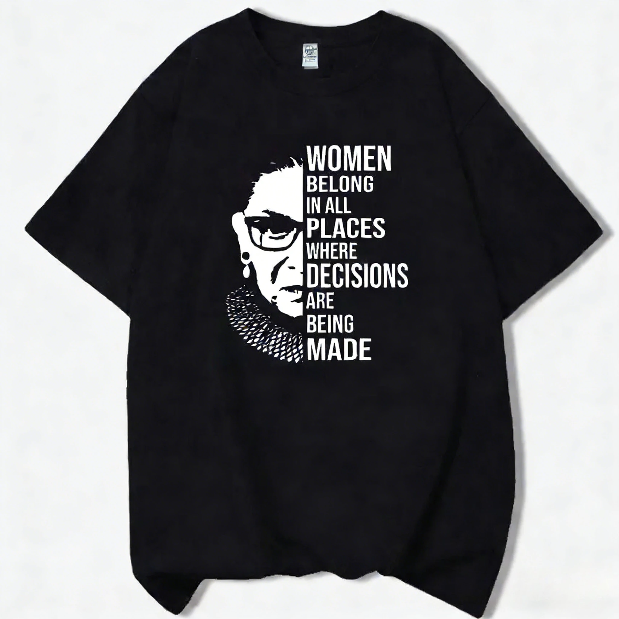 

The Awakening of Feminism Tshirt Letters Slogan Printed T-shirt Female Power Tee Tops Women Summer Crewneck Cotton Short Sleeve