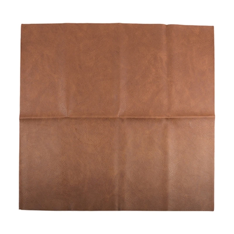 Giả Da Vải Da Chống Thấm Nước Pleather Vải Túi Ví Đồ Trang Trí Họa Tiết Da Tấm 50x50cm