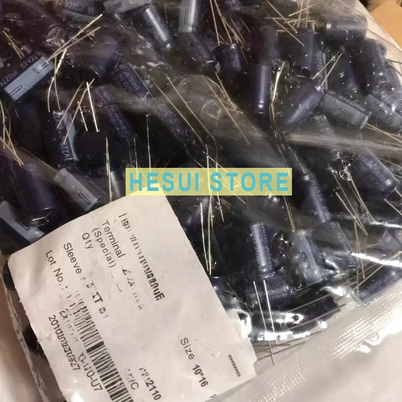 Electrolytic capacitor 63V220UF 10X16 RS high frequency low resistance 220UF 63V 105 degrees