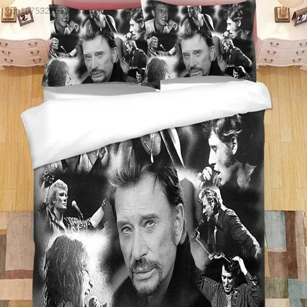 Johnny Hallyday Bedding Set Duvet Cover Bedroom Comforter Covers Single Twin King ​Size Quilt Cover Home Textile