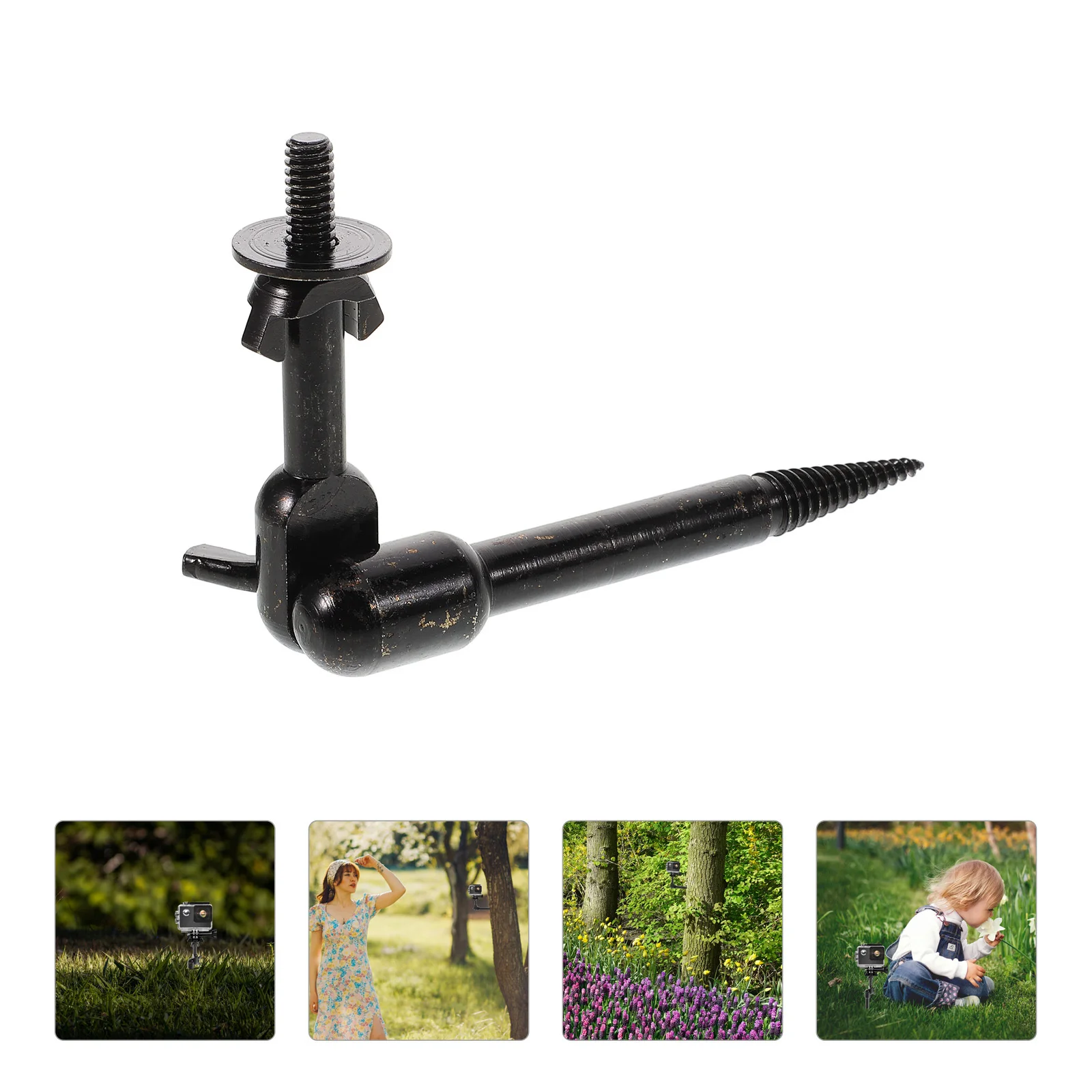 

Trail Camera Tree Holder Metal 360 Degree Adjustable Outdoor Camera Mount for Hunting Wildlife Observation Multi-Function