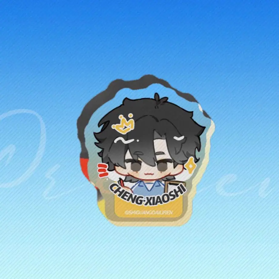 Anime LINK CLICK Lucas Charles Qiao Ling  Acrylic Stand Model Mini Cute Cosplay Plate Holder Topper Birthday Fans Christmas Gift