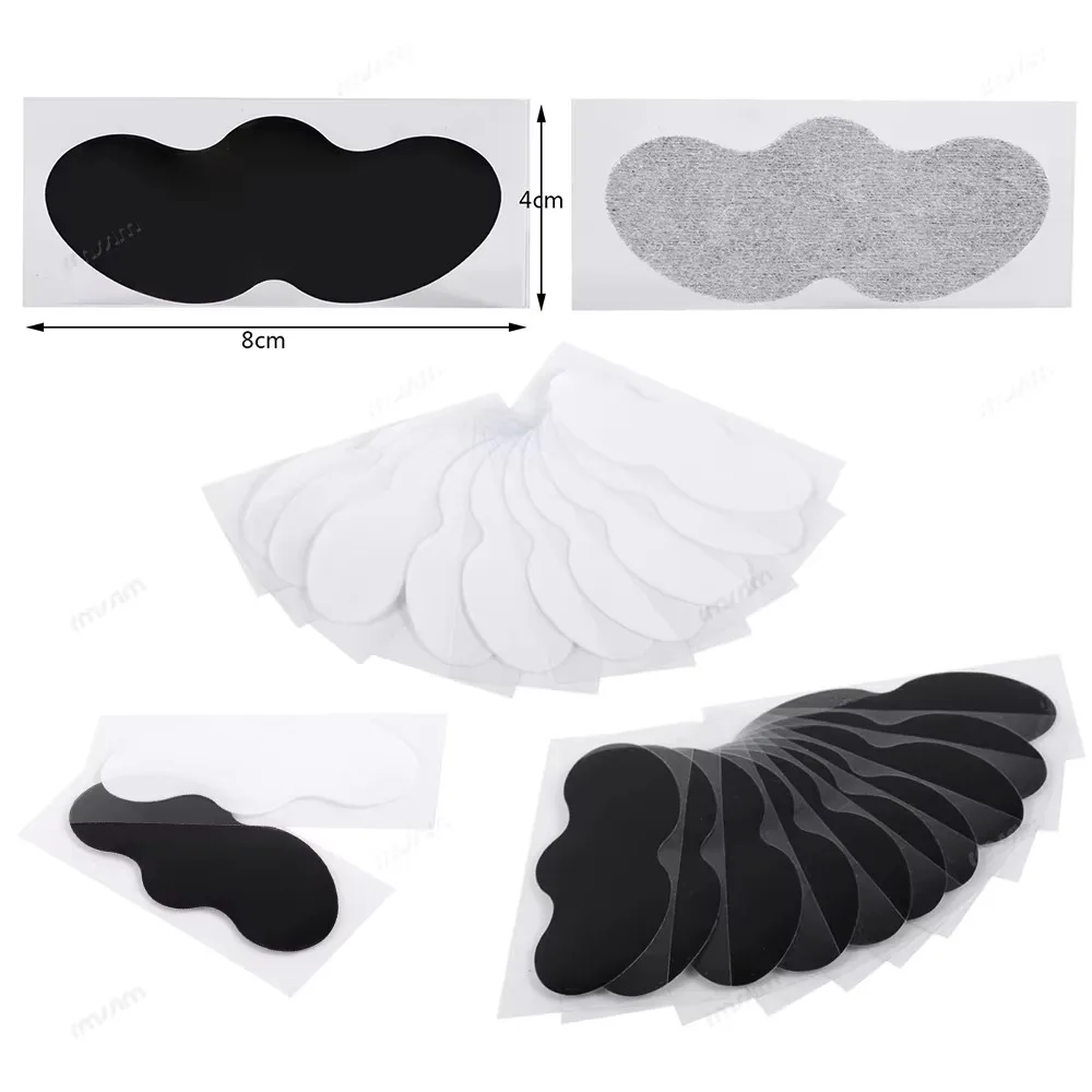 Autocollants pour points noirs au charbon de bambou, 20 pièces, soins de nettoyage en profondeur du nez, Film pour enlever les points noirs, absorbe l'huile, bâton pour le nez