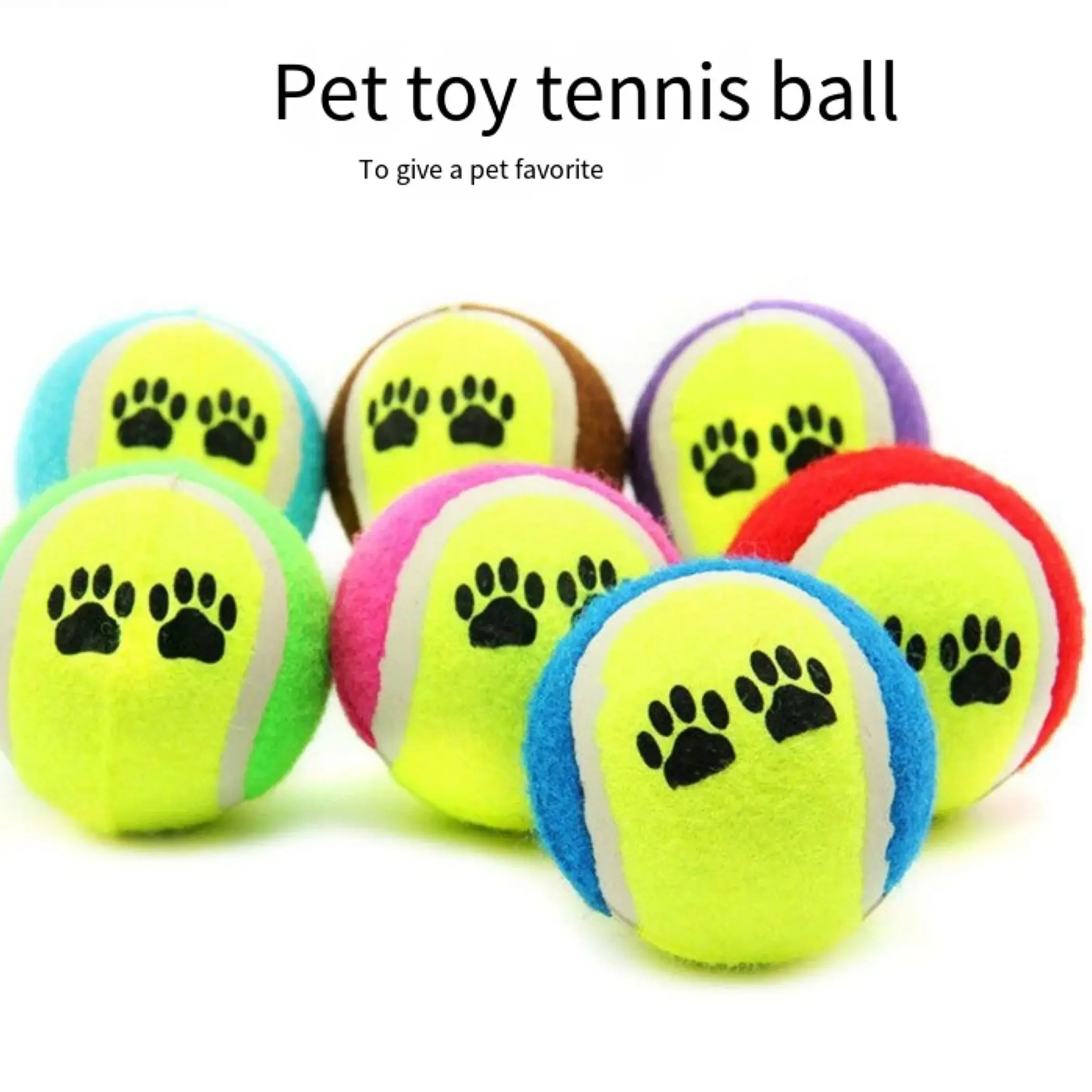 Pet Play Training Balls, Puppy and Kitten Toy Balls, Custom Printed Logo Patterns