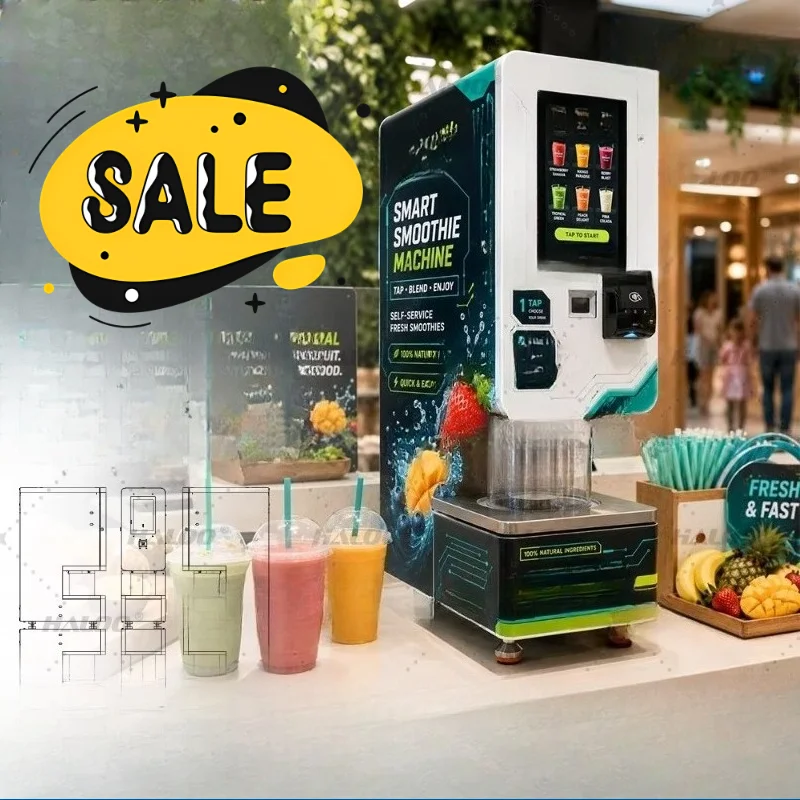 Manufacturer Maquina Expendedora Fresh Smoothie Vending Machine for Smoothies Protein Smoothie Vending Machine Customized