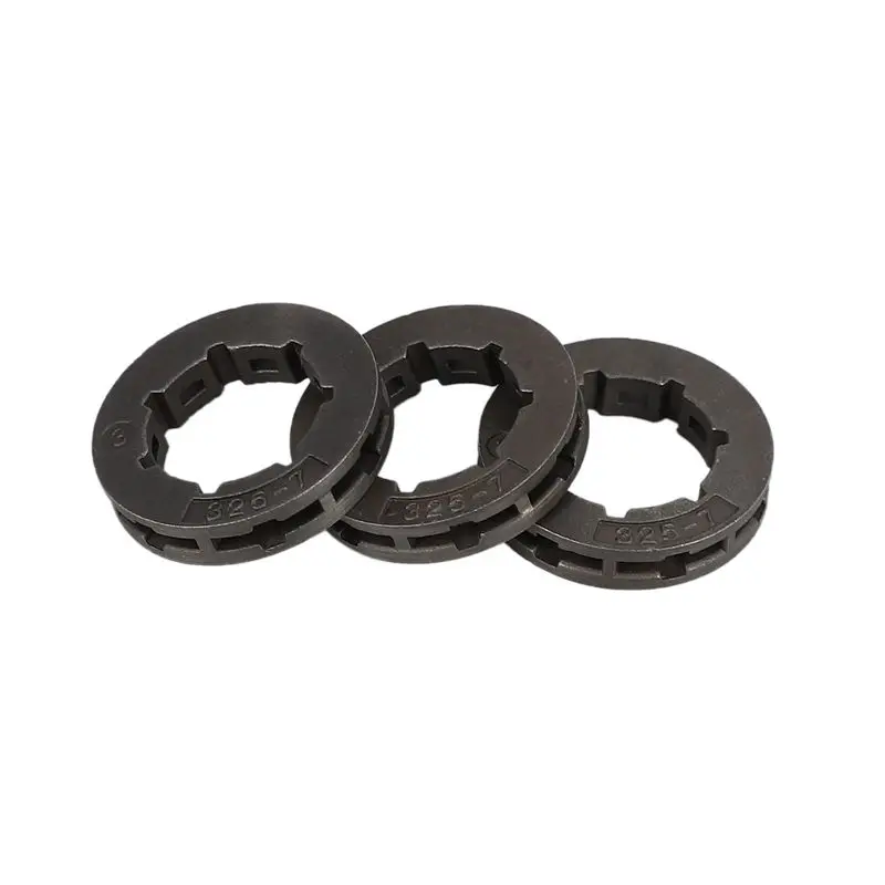 M12K-24Pcs Tool Parts Metal Chainsaw Spare Part Chain Saw Sprocket Rim Power Mate 325-7 For Chainsaw Replacement
