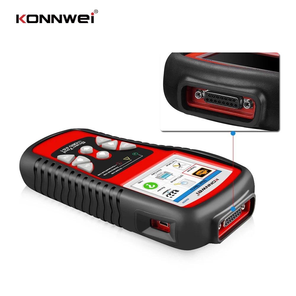 Picture 5: 2026 KONNWEI Car OBD2 Diagnostic Tool Auto Code Reader Live Data Reading and Clear Vehicle Fault Codes OBDII Scanner Tool