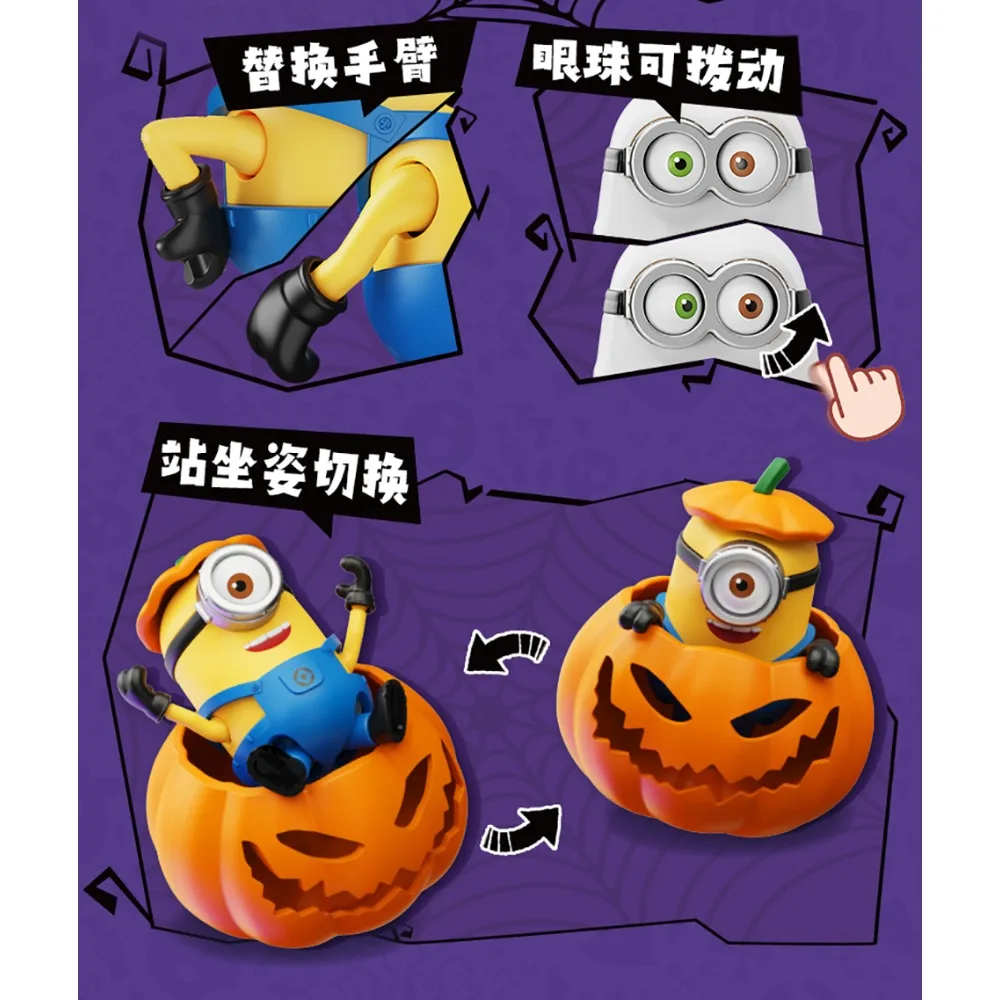 جديد الأصلي Blokees التوابع سلسلة الهالوين صندوق أعمى الإبداعية الكرتون قسط تحصيل نموذج لعب هدايا رائعة للأطفال #2