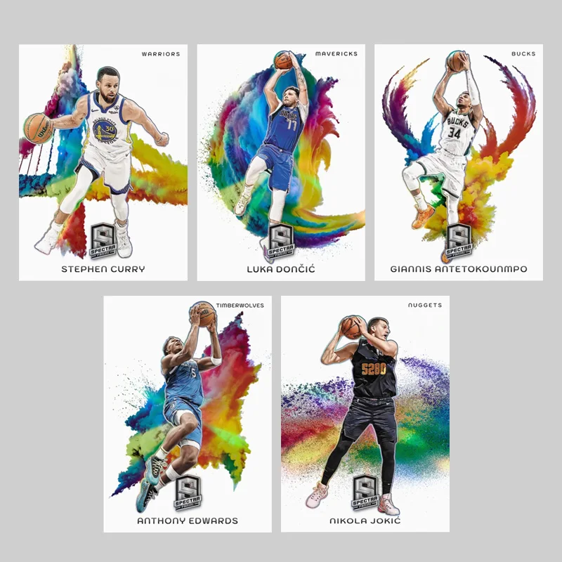 Panini 2024 bricolage fait maison meilleur du Nba couleur Blast Wembanyama James Doncic Curry basket-ball étoile cartes à collectionner cadeau Collection