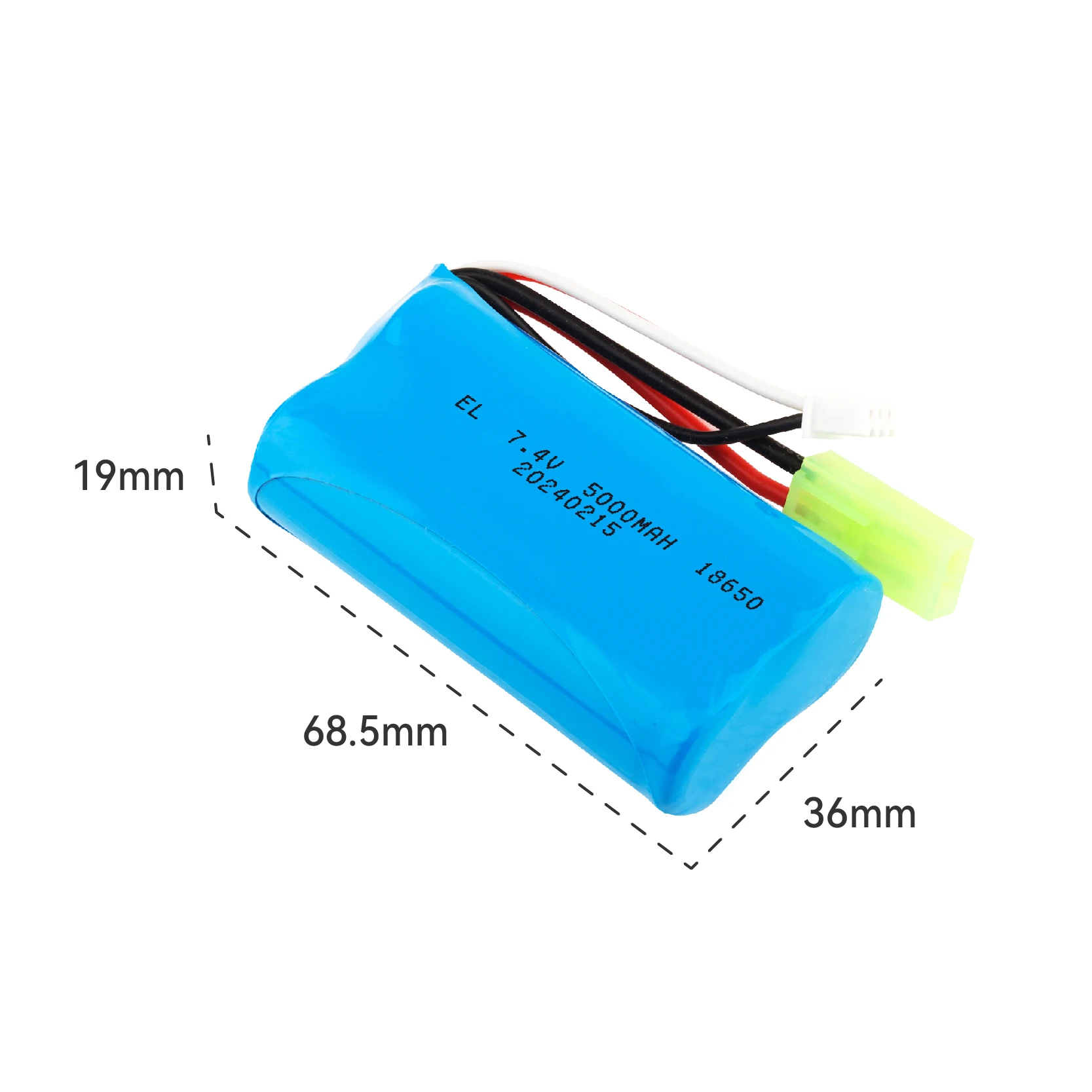 18650 7.4v 5000mah 25C Li-ion Batery Small Tamiya Plug remote control helicopter Car Tank Boat 7.4 V Toy battery parts