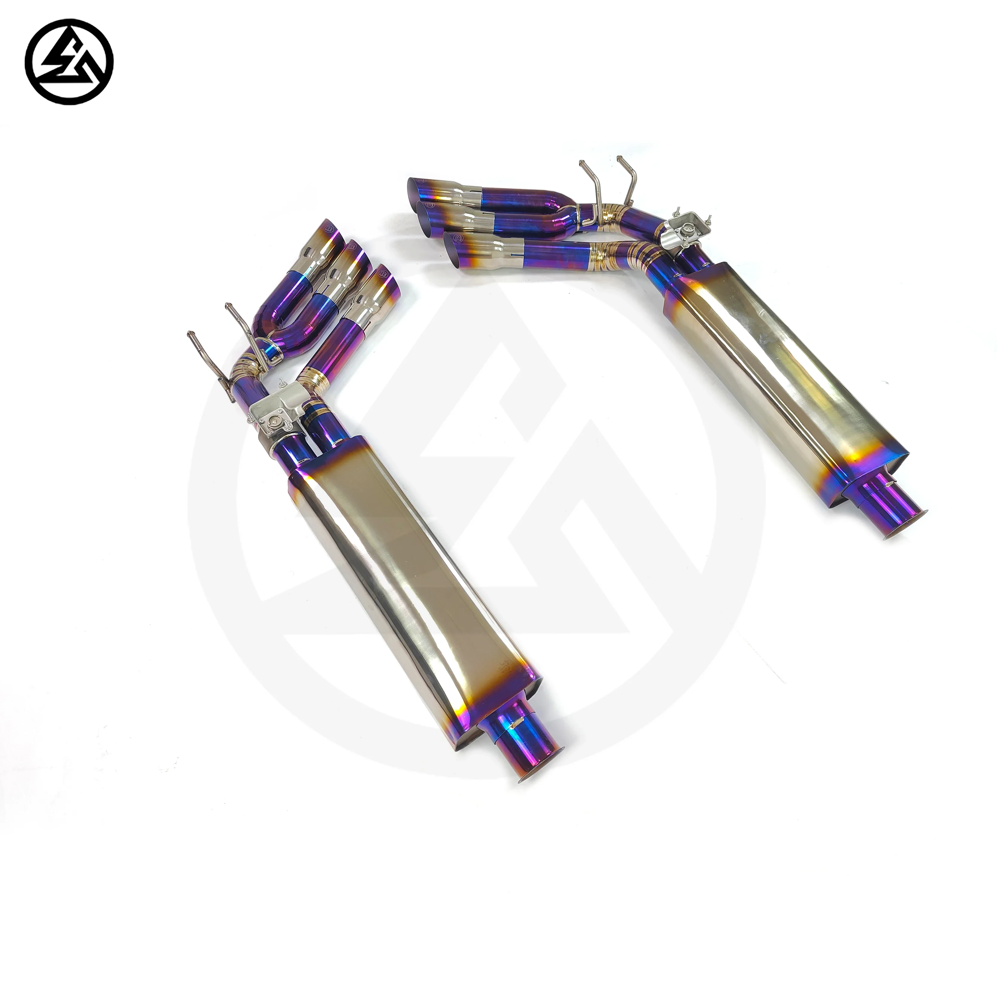 

NewCSZ Titanium Exhaust For Mercedes Benz G Glass W463 G63 G500 5.5T High Performance Valved Muffler