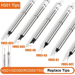 High-quality HS01 Replacement Soldering Iron Tips for GVDA GD300 SH72 T85 T65 Welding Tips Accessories BC2 ILS K65 KR B2 BC3