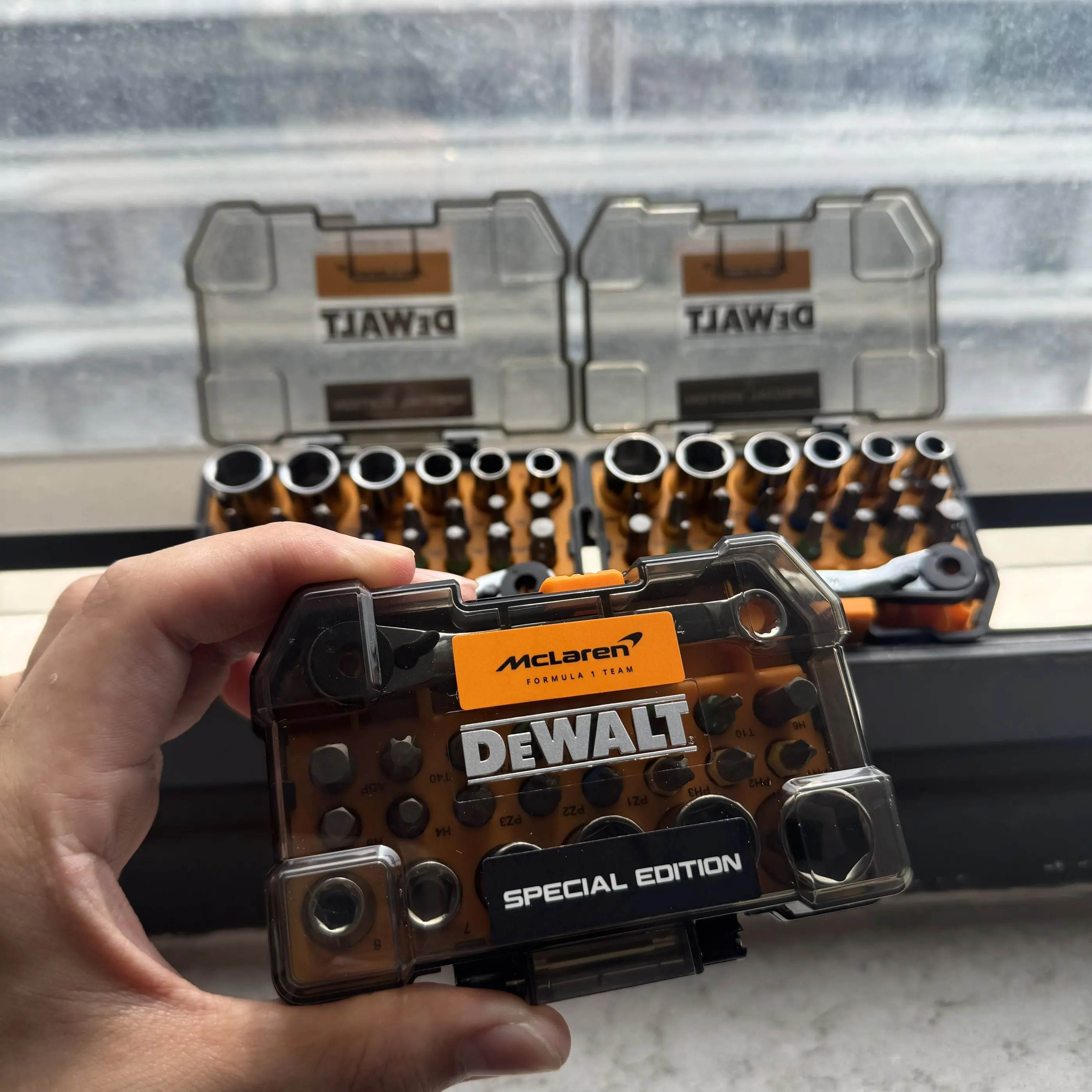 DEWALT DT70906 24-Piece Screwdriving Bit Socket Set with Mini Ratchet Multifunctional Durable for Automotive Repair Woodworking
