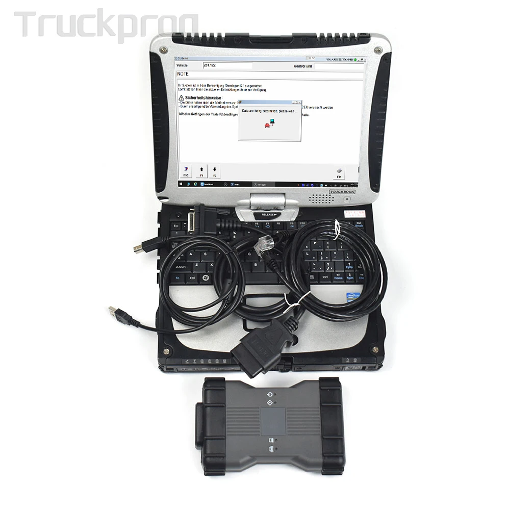 Thoughbook CF19 laptop+MB STAR C6 Multiplexer mb SD Connect C6 xentry das wis epc VXDIAG c6 mb diagnostictools mb sd c4