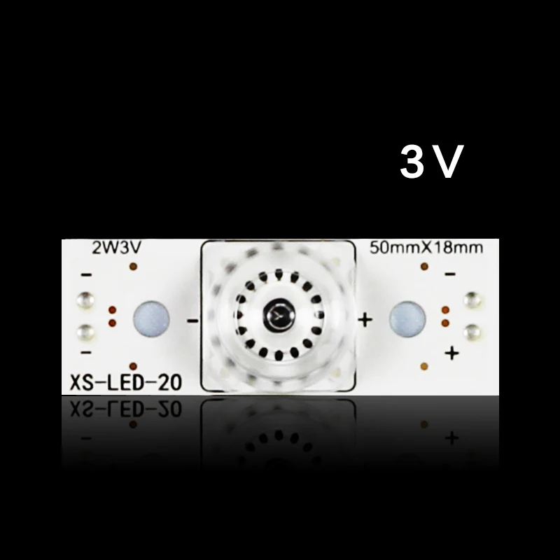 Tira de LED Universal para retroiluminación de TV de 21-120 pulgadas, 20 piezas, 3V, 6V, SMD, cuentas de lámpara con lente óptica, reparación de TV, mantenimiento Simple