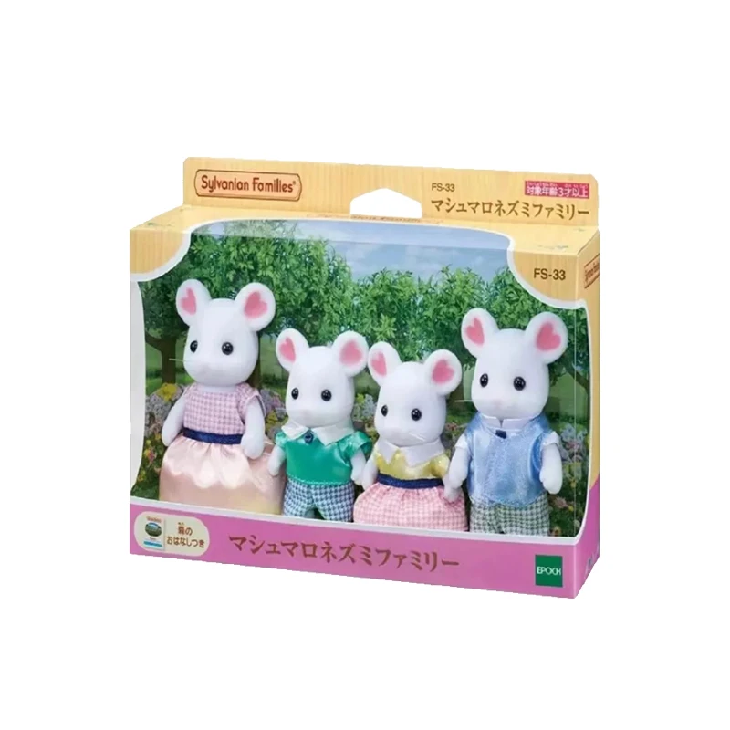 Sylvanian Families 오리지널 마우스 가족 옷 가구 houes 소녀 시뮬레이션 놀이 집 인형 장난감 액세서리 선물