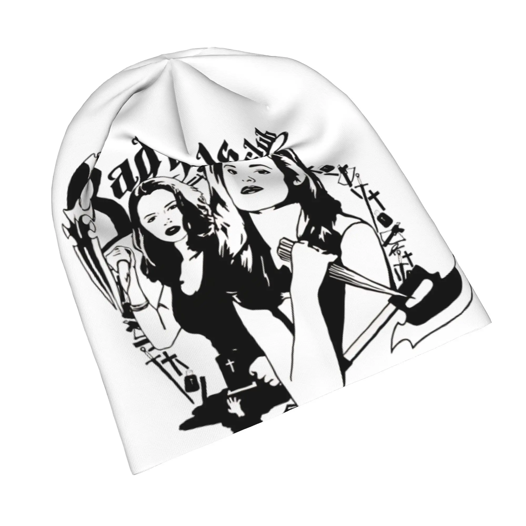 Welcome to the Bad Girls Cap Buffy the Vampire Slayer Men Women Outdoor Skullies Beanies Hat Summer Warm Dual-use Bonnet Hat