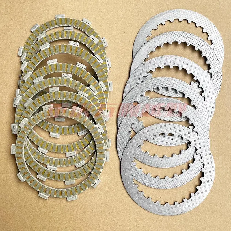 Motorcycle clutch plate steel paper for Shineray Retro 400 Scrambler 400 XY400-3 / 6a