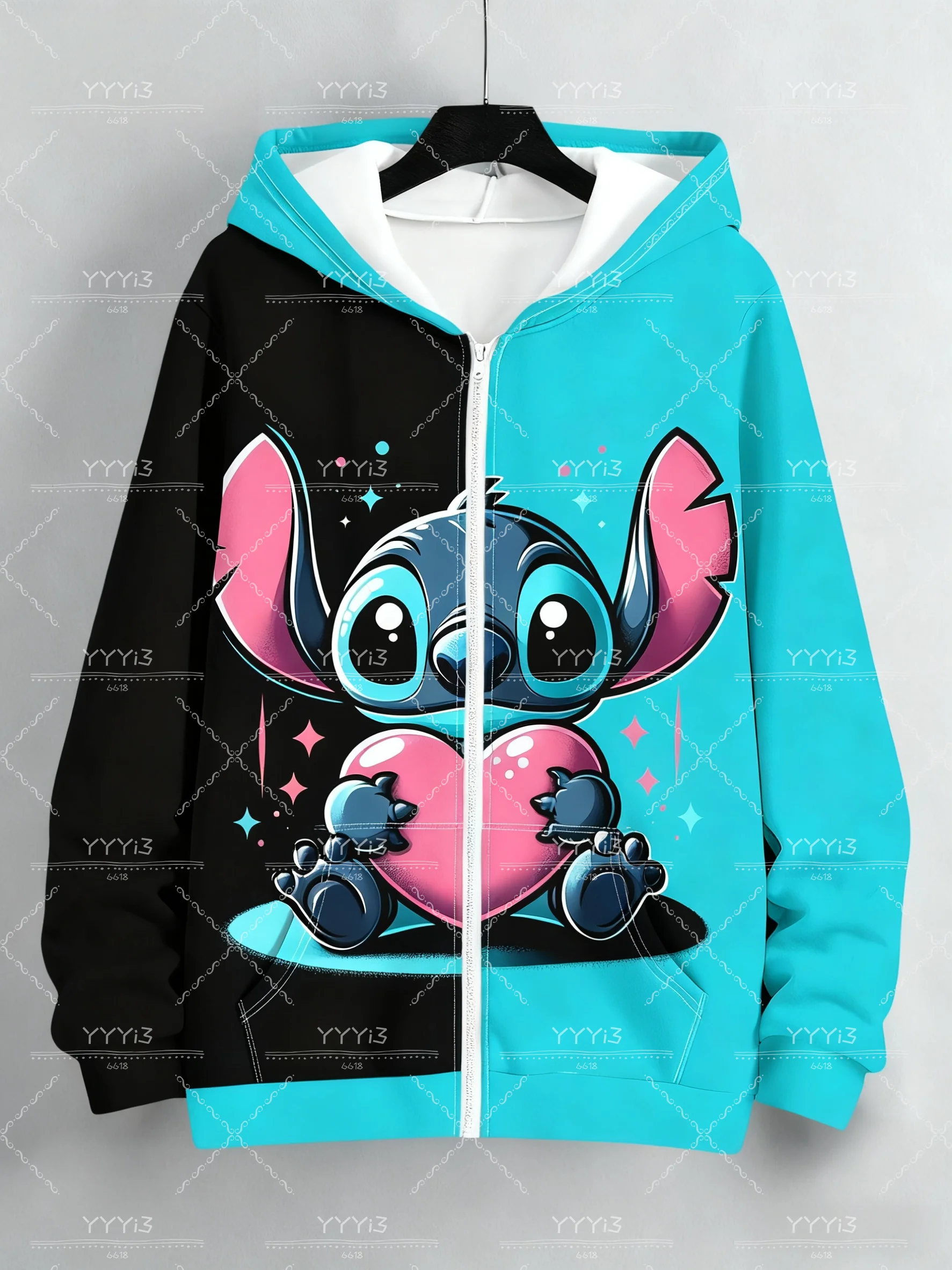 المرأة الجديدة الخريف/الشتاء 3D مطبوعة لطيف غرزة طويلة الأكمام هوديي الدافئة الكرتون أزياء مريحة هوديي الملابس