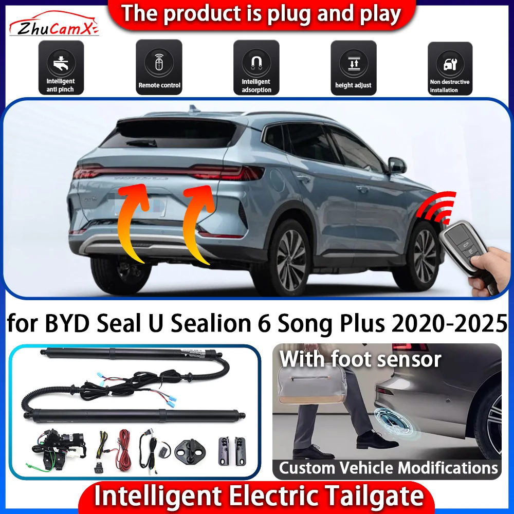 

Smart Powered Tailgate System for BYD Seal U Sealion 6 Song Plus 2020-2025 Automatic Intelligent Electric Trunk Lift Control Kit