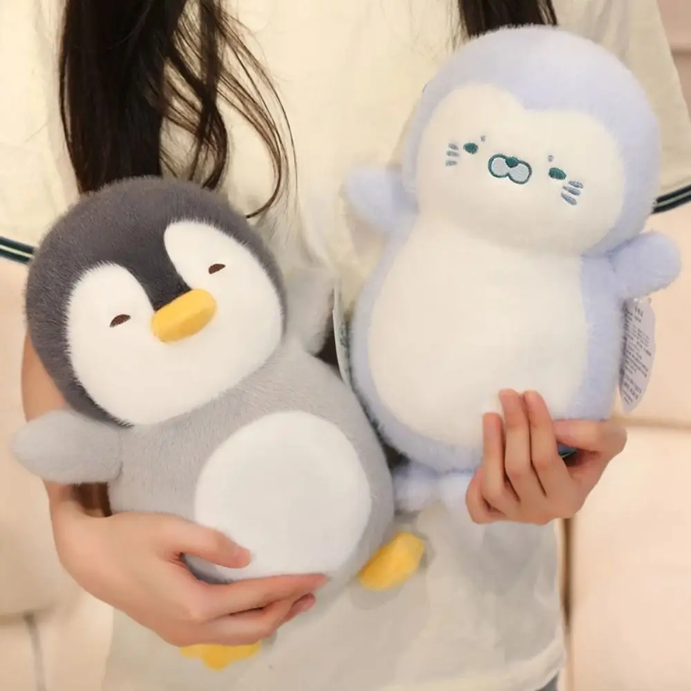 

Simulation Penguin Breathing Toy Stuffed Animal Rhythmic Penguin Soothes Plush Toy 30cm Funny Sound Sleeping Doll Children Gift