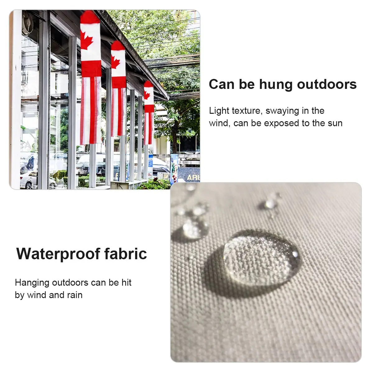 

3D Printed Fiber Glass Windsock Flags Decorative Hanging Windsocks Outdoor Durable Lightweight Recyclable Seasonal Festival