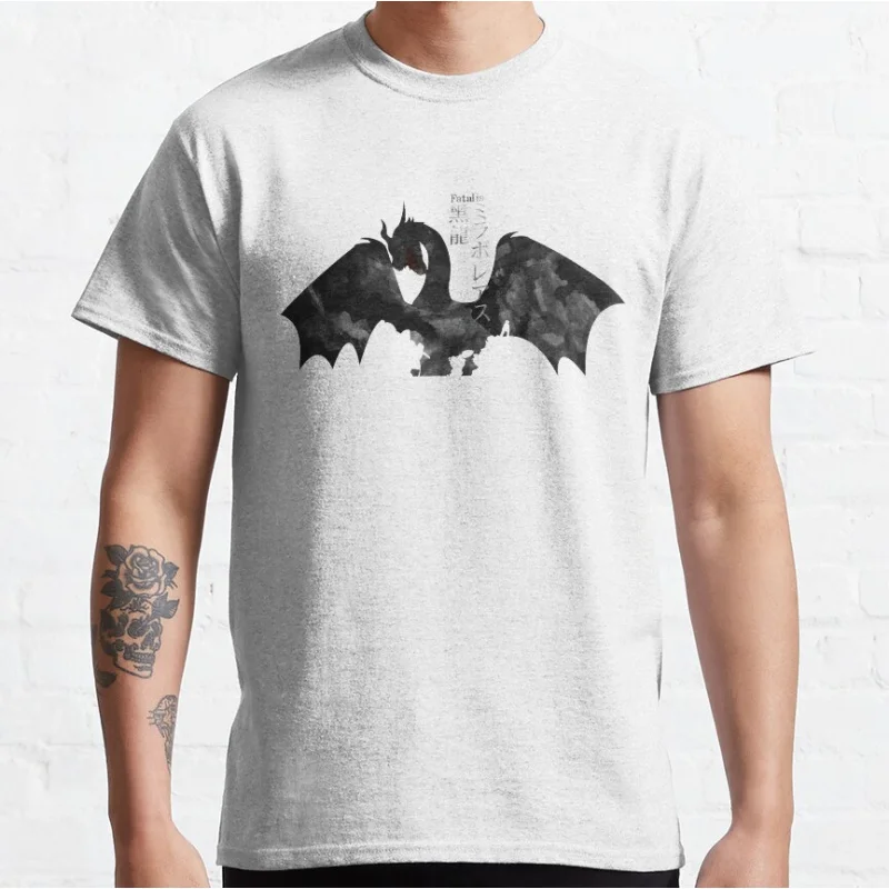 

fatalis Vintage video game Monster Hunter cartoon Graphic T Shirts large size Adult tops S-6XL