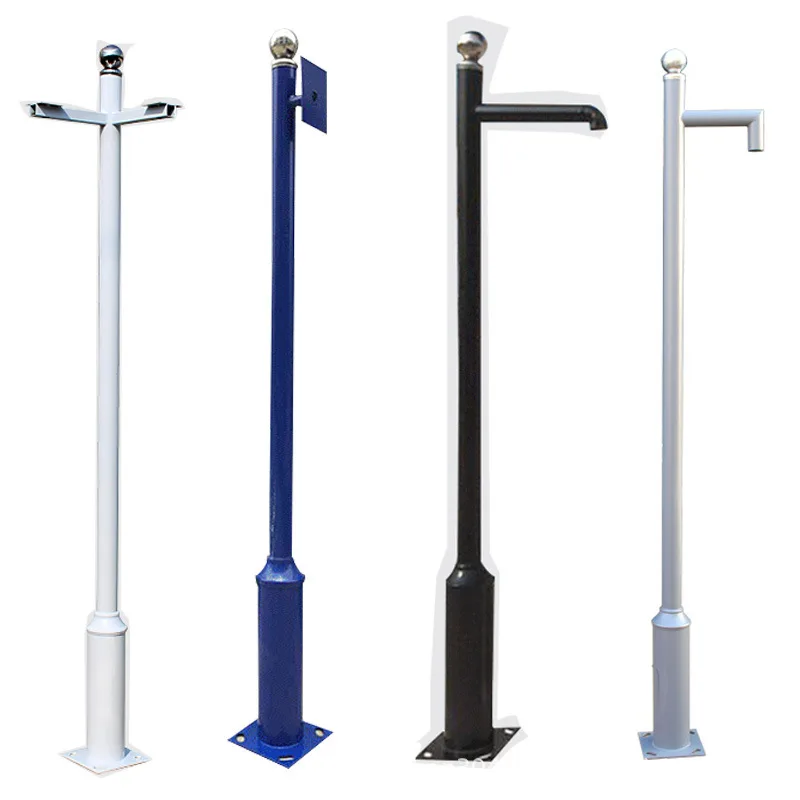 

Monitoring pole community camera bracket gun machine column outdoor monitoring pole