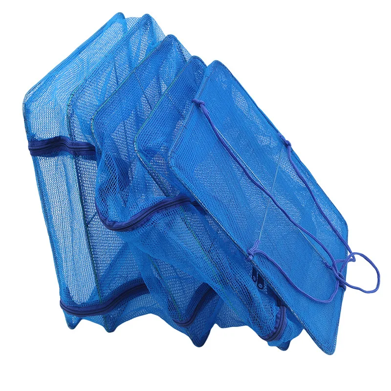 Foldable 4 Layers Drying Net Fish Net Drying Rack Hanging Vegetable Fish Dishes Dryer Net 35 X 35 X 65cm PE Hanger Fish Net