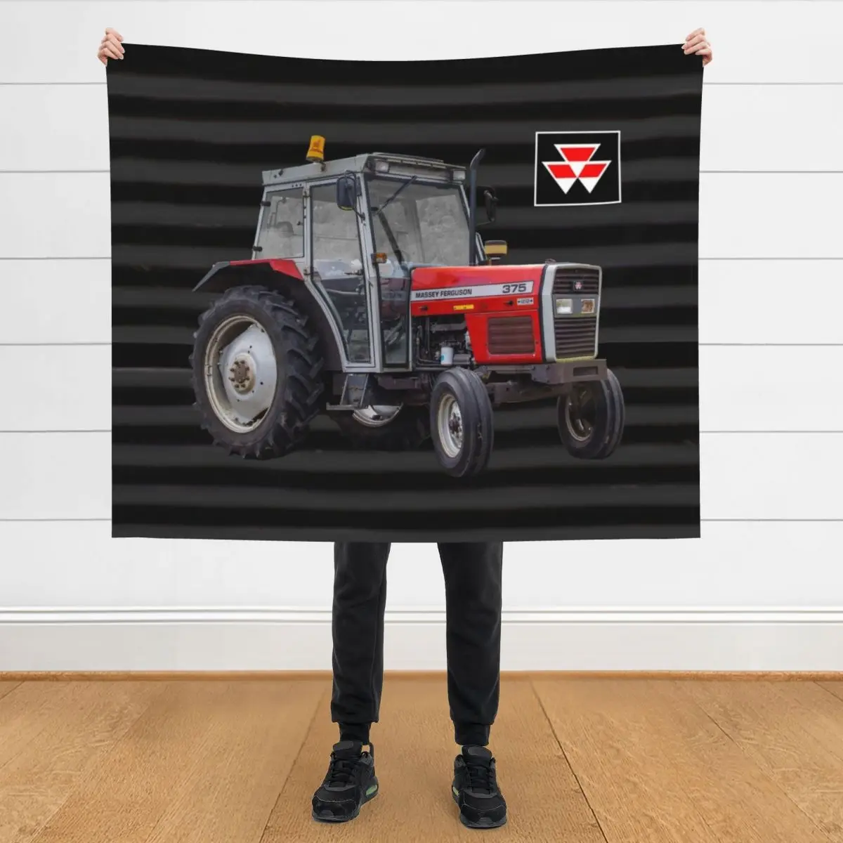 

375 Red tractor Throw Blanket Heavy Luxury Designer Soft Thermal Blankets