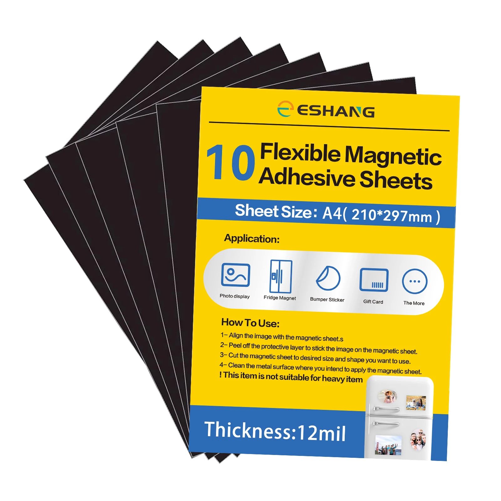 5/10SheetsA4Self-AdhesiveMagneticSheets8.3X11.7InchesFlexibleStickyMagneticPaper12MilforOffice&HomeUse-AliExpress21