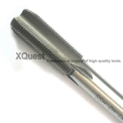 XQuest HSS Left Hand tap M22 M24 M25 M26 M27 M28 M30 M32 M33 M36 LH Metric Fine Thread Straight Flute taps M22X1 M24X2 M36X1.5