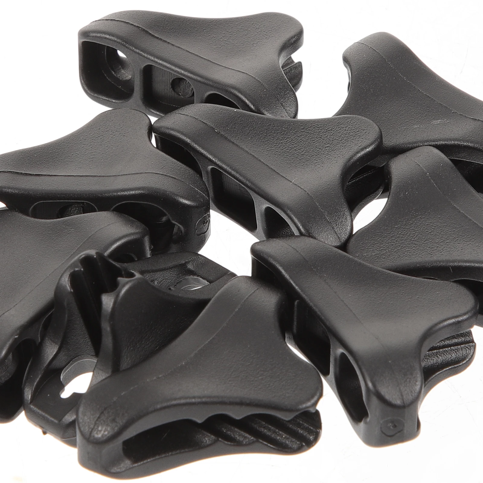 

50 Pcs Tent Rope Adjuster Camping Fixers Buckle Lightweight Ropes Tensioners Plastic Creative